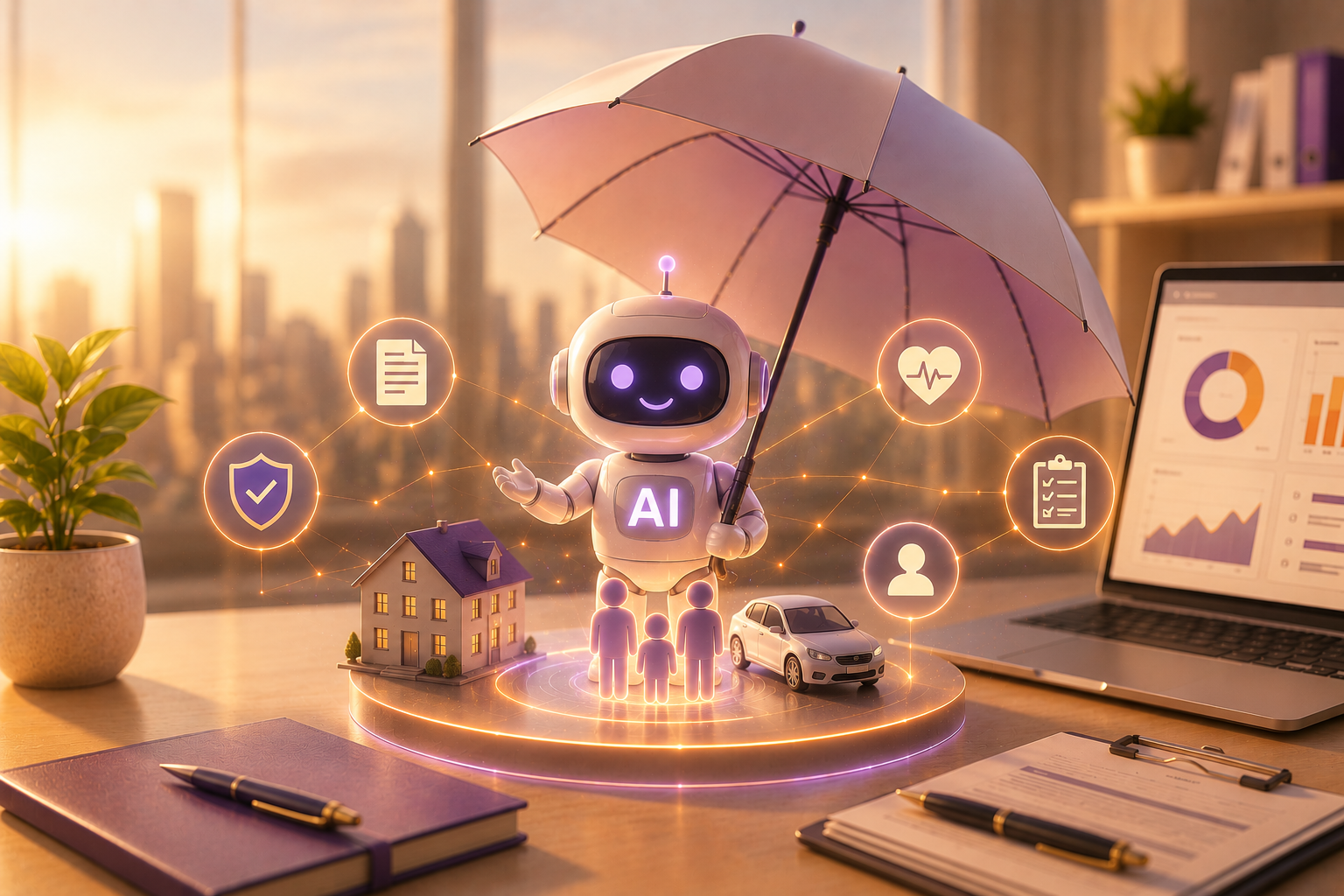 AI-native CRM for the insurance industry with AI-powered automation, intelligent workflows, and digital customer service